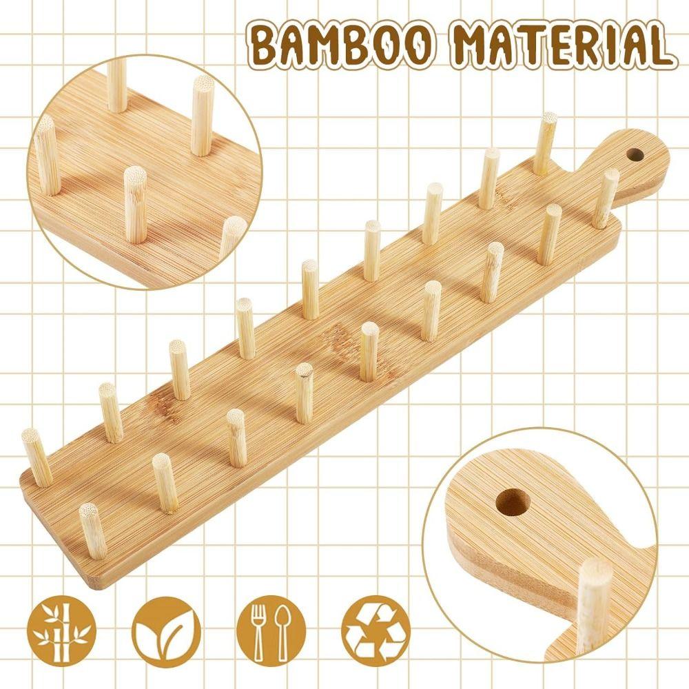 Bamboo Taco Plates Rack Handle Taco Tray Organizer Natural Appetizer Server Kit  Food