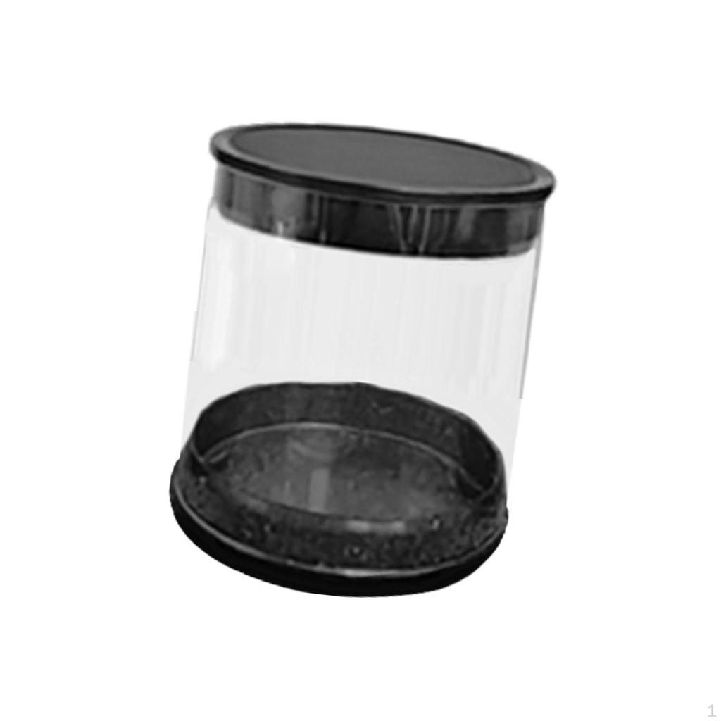 Golf Ball Storage Tube Anti Scratch Collectible Transparent Round Case