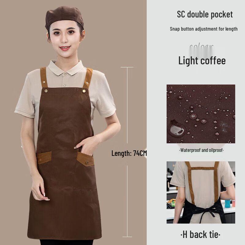 Tingle Waterproof and Oil-Resistant Canvas Apron