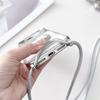 For iPhone 17 Pro Case Compatible with MagSafe Electroplating TPU Phone Cover with Long Lanyard