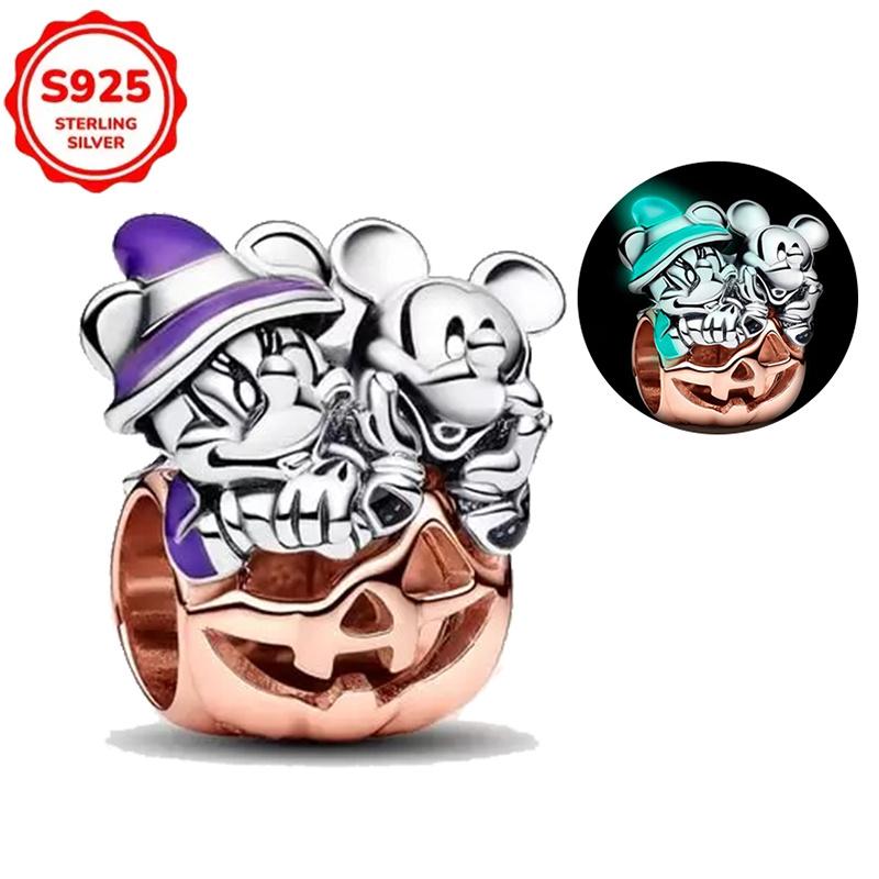 Squirrel Chip Dale Copper Witch Villians Princess Charm Bead For Women Original Bracelet Diy Jewelry Pendant Gift