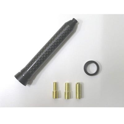 Short Antenna Real Carbon Extension Type Anodized Black Volkswagen Passat 97/8-06/4 3BA## DRATCBBE-VW003
