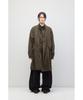 HATCHINGROOM Mods Parka Over Dyed Mud Khaki
