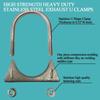 2 Inch Clamps Heavy Duty 2" Stainless Steel U Bolt Muffer Exhaust Clamp Hanger For Pipes (51Mm)