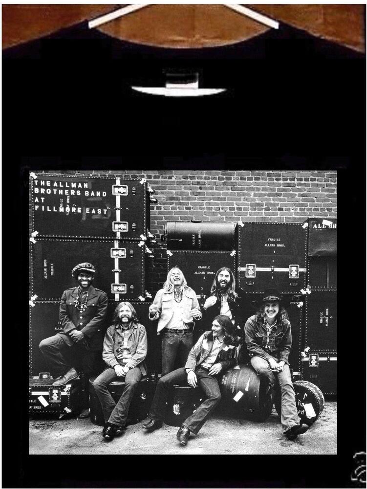 SALE The Allman Brothers Band Men T-shirt Black Cotton All Sizes Unisex T-Shirt XXXL