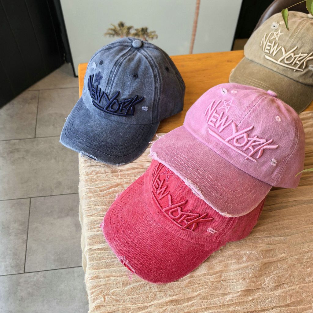 Cotton Baseball Cap For Men And Women With Embroidered Letter Design Sun Protection Casual Style