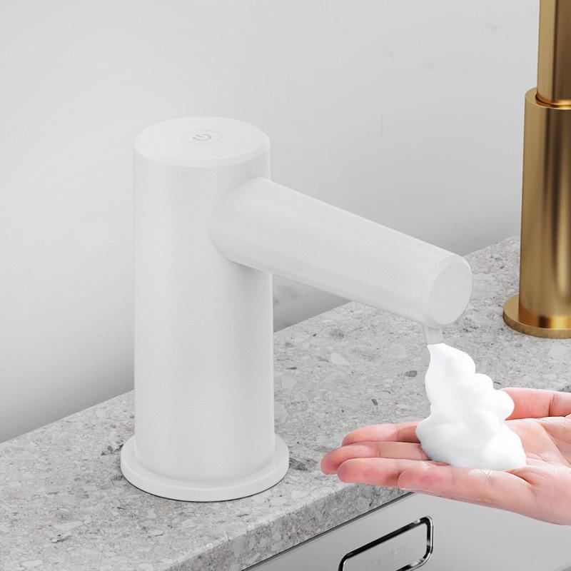 Dispenser Elettrico Automatico per Sapone e Igienizzante a Sensore Infrarossi Senza Contatto per Lavandini