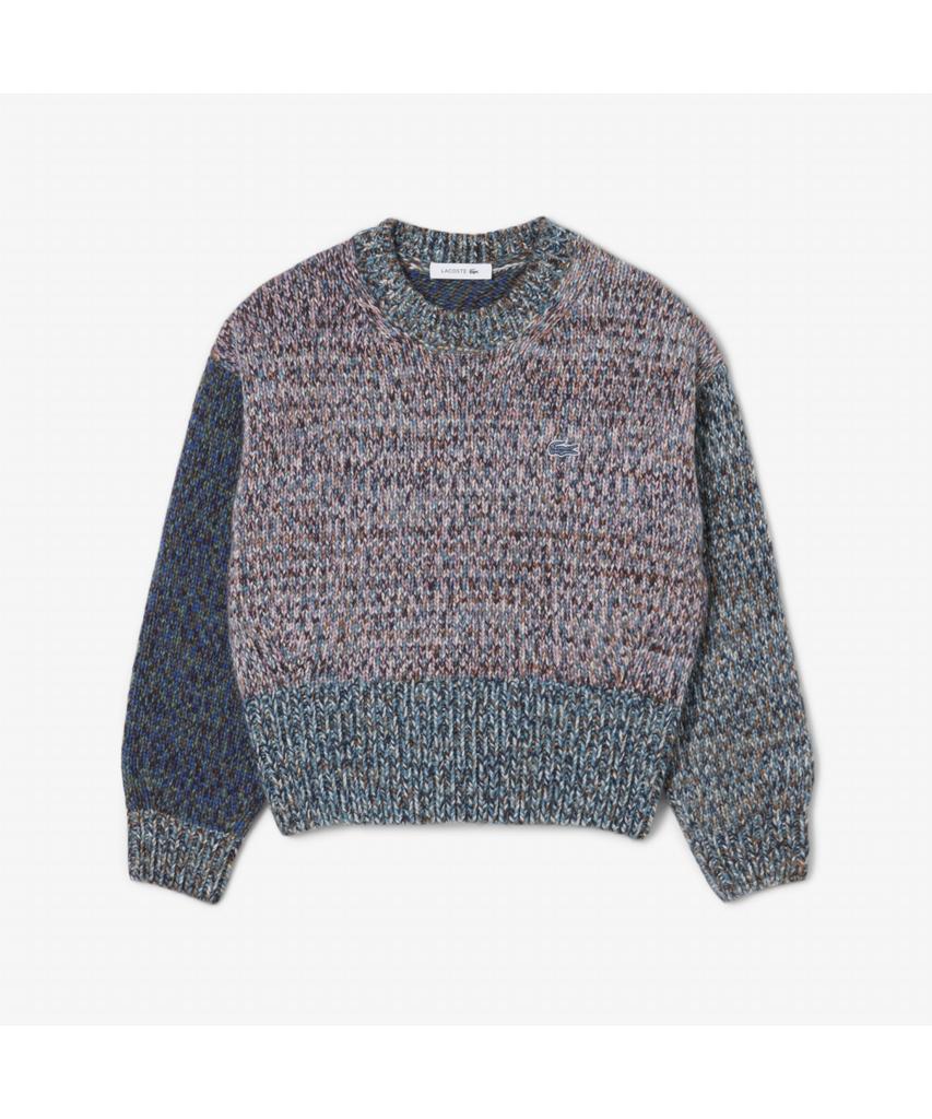 LACOSTE Women'S Winter Cozy Color Mix Sweater Af4008-55N Kse