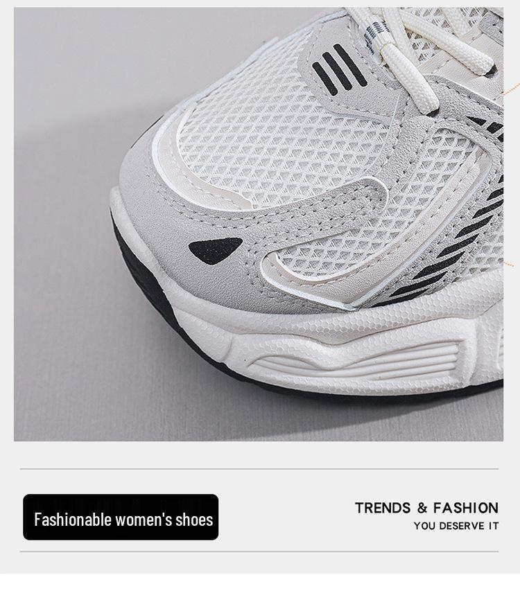 Women's Korean-Style Height-Increasing Sports Sneakers - Thick Sole, Breathable Casual Running Shoes for Spring/Autumn (X23)