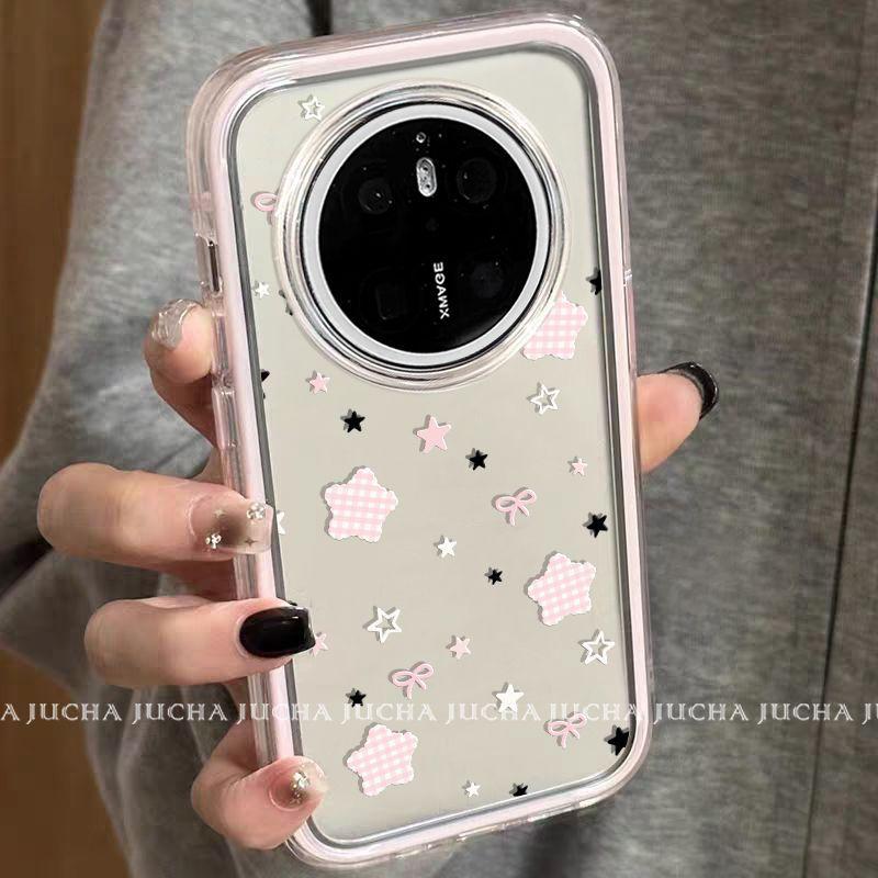 Compatible with plaid full-screen star-filled Huawei Mate70 Pro phone case, premium and light luxury HUAWEI Mate60 Simple Huawei mate70pro+