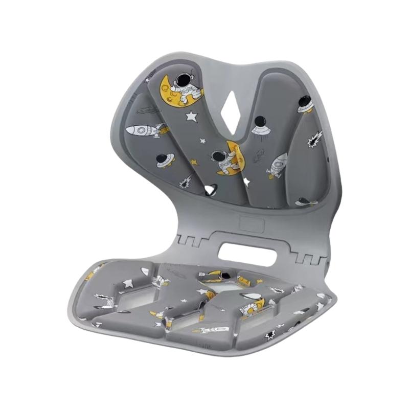 

Memory Foam Lumbar Support Cushion Sitting Corrector Correction Chair For Students Children Office Chairs Fatigue Relief сірий