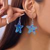 Fashion Acrylic Starfish Shell Pendant Earrings For Women Cute Goldfish Turtle Unique Dangle Earring Party Personality Jewelry
