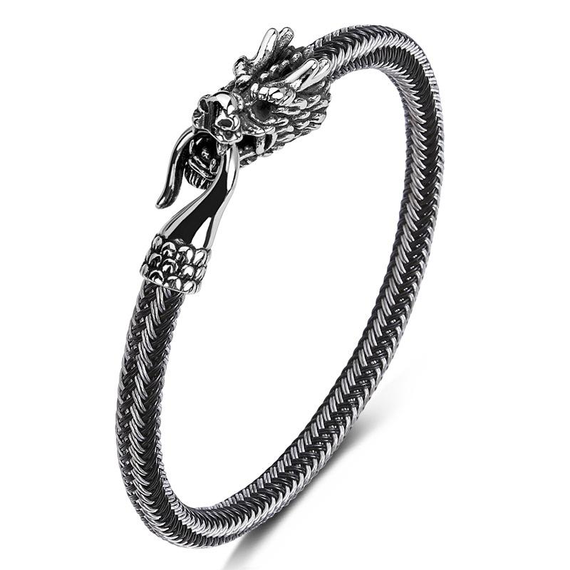 2026 Men's and Women's Delicate Dragon Steel Wire Bracelet, Totem Personality 6.0 Bracelet, Accessories