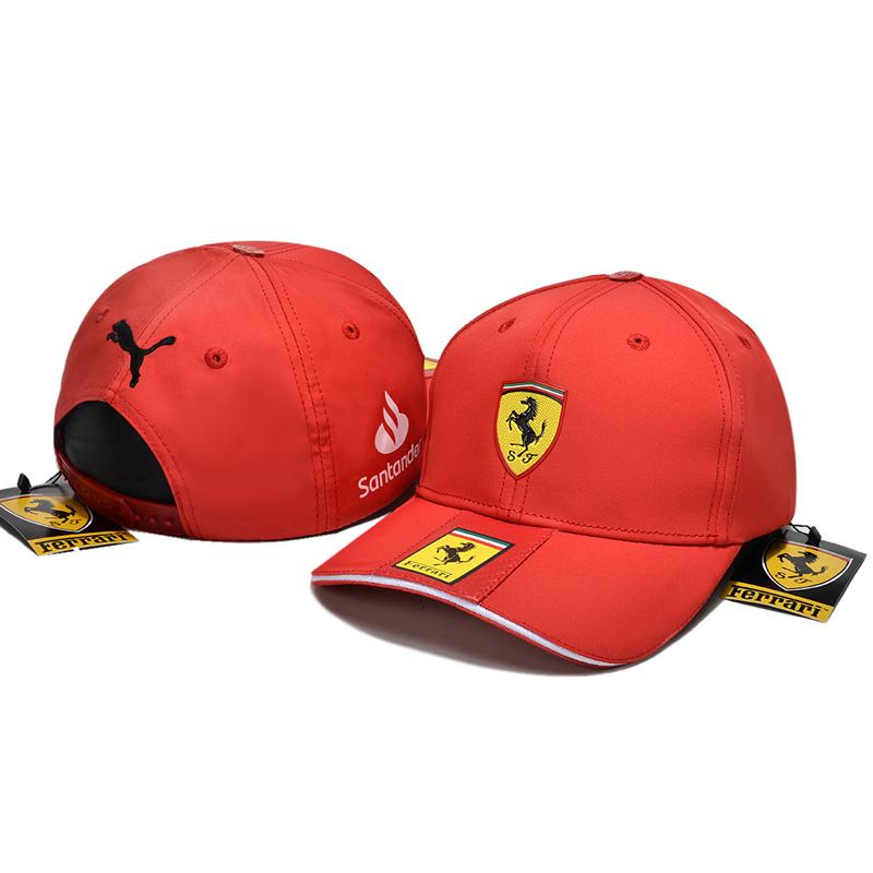 Ferrari Bestickte Bedruckte Baseballkappen und Sonnenschutz-Baseballkappe Geeignet für Alle Jahreszeiten Für Ferrari458 488 F12 FF 430