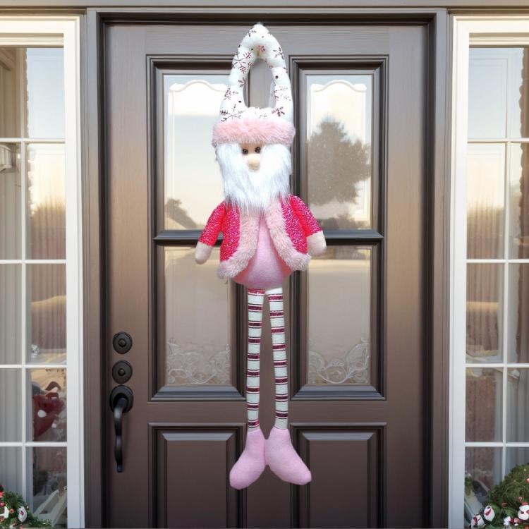 Christmas Doll Ornament Christmas Door Hanging Decoration For Front Door Mantels Christmas Tree Wall And Curtain Display
