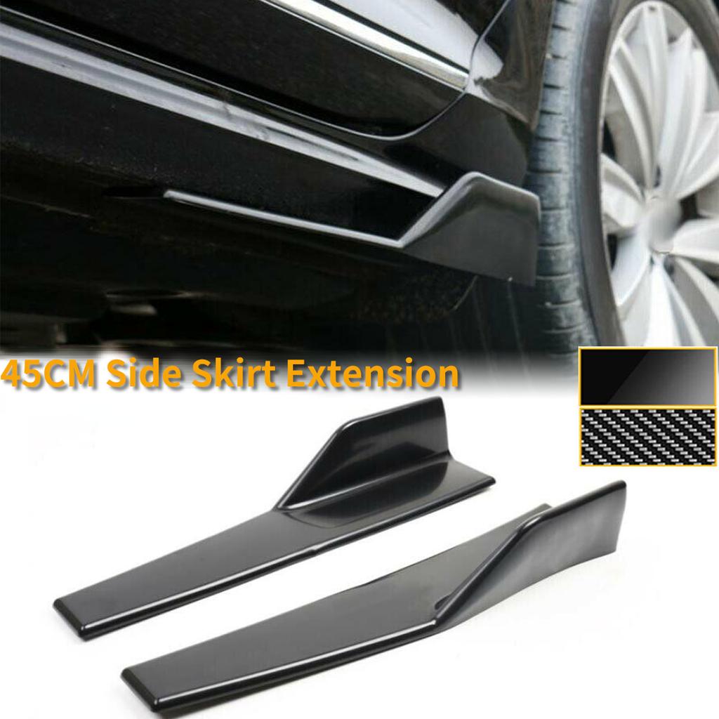 Universal For Volkswagen VW Jetta MK6 MK7 2010- Side Skirt Cover Fender Protector Body Kit Spoiler Lip Trim Car