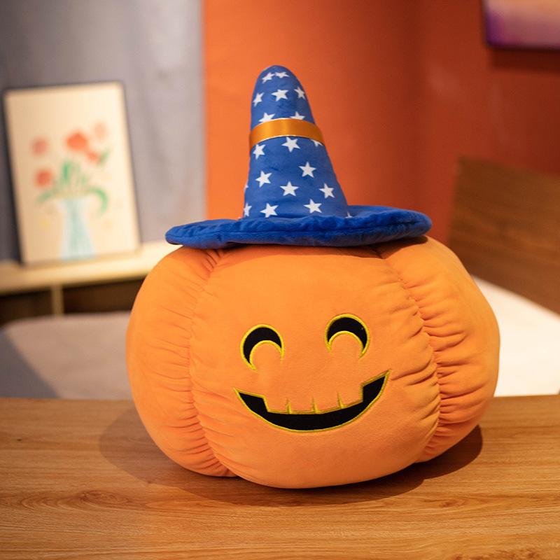 Halloween Funny Pumpkin Pillow Plush Toy Children's Halloween Doll Doll Shopping Mall Decoration Event Gifts