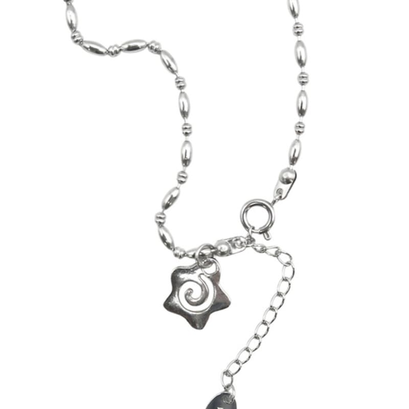 

821WEBSERVICE star @ necklace silver