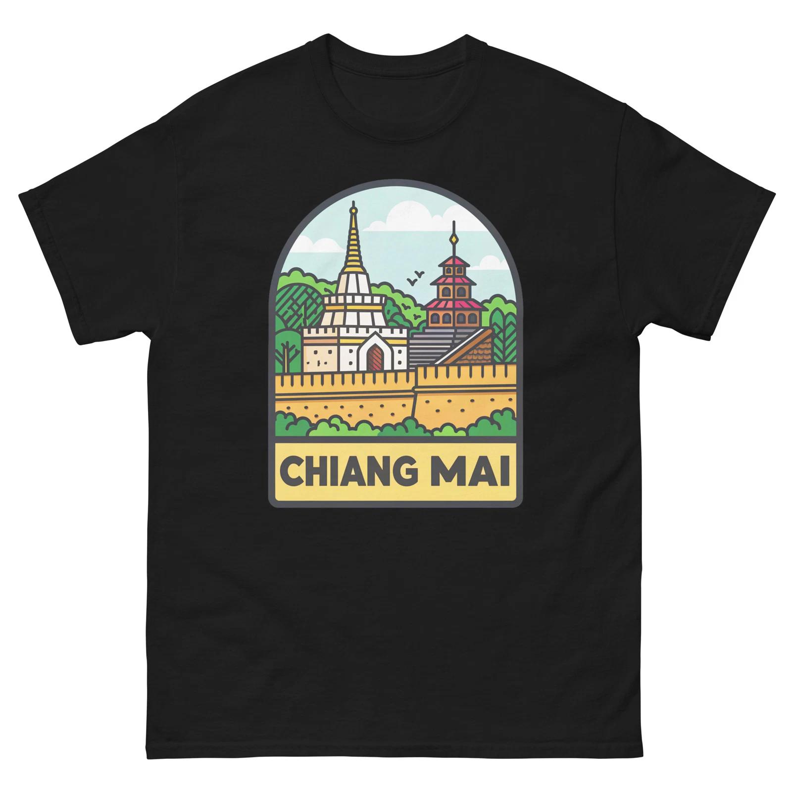 Chiang Mai World Travel Urban Area City T-Shirt 4XL