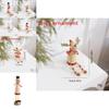 Weihnachtsmann Rentier Schneemann Holz Tischdekoration Für Feiertags-Szenen