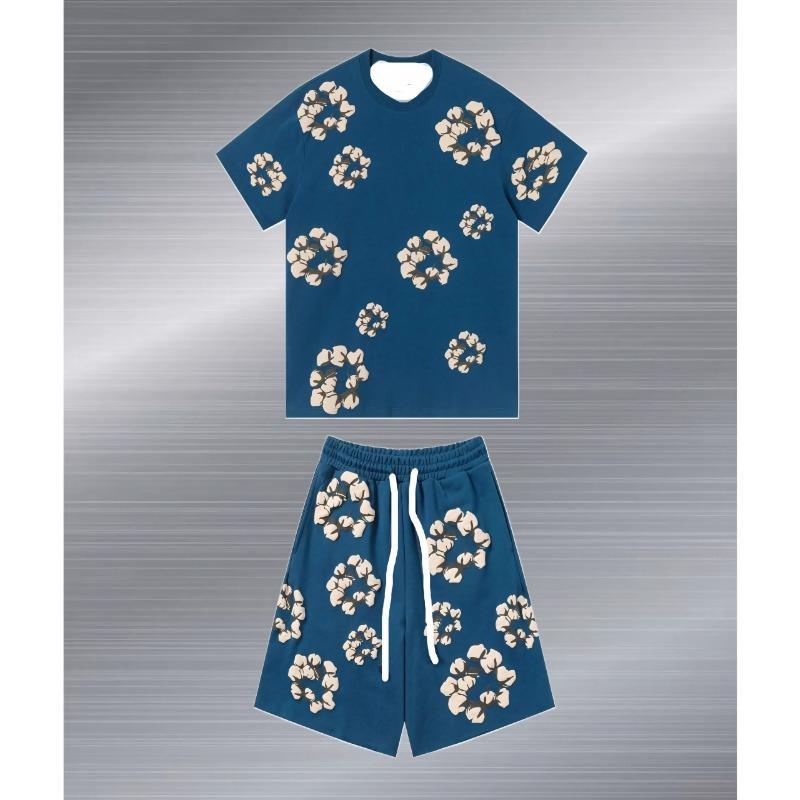 Summer New Men's Set Casual and Fashionable 3D Printed Outdoor Casual and Fashionable Comfortable Men's Set