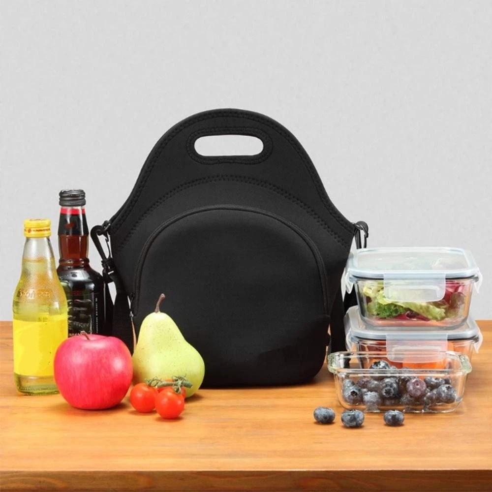 Leakproof Insulated Dinner Bags Reusable Travel Lunch Bag Foldable Insulated Lunch Bag  Camping