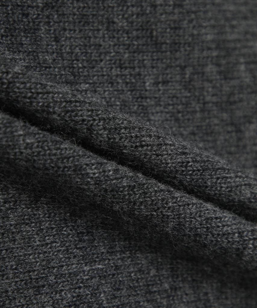 Brooks Brothers Wool Cardigan (Charcoal) (Bbwcmbf405)