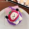 Creative Plush Cherry Coin Purse & Pendant - Animal Design, Earphone Storage, Backpack Decoration for Girls