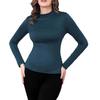 Women's Thick Plus Velvet Warm Innerwear - Sexy Tight-Fitting Base Layer for Autumn/Winter