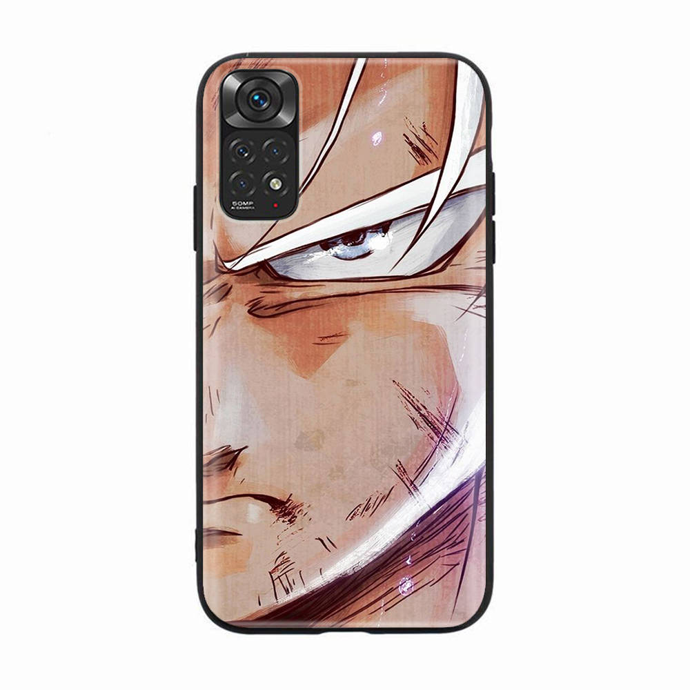 D-55 Dragon Z Ball Black Sofe Case for iPhone 16 15 Plus 14 13 Mini 12 11 Pro 8 6 6S SE 5 XR XS Max Realme C30 C33 C32 9I VIVO V29 V27 V23 Y36