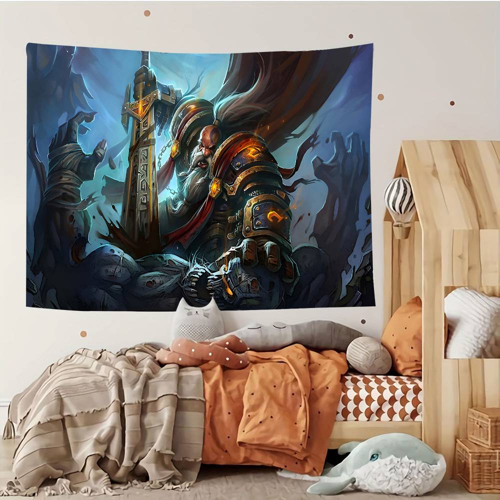 

WWorld Of WWarcraft Tapestry Customizable Tapestries Of Various Styleswall Hangings Celebrity Photo Printingwall Hangings 74x94cm(29x37in)