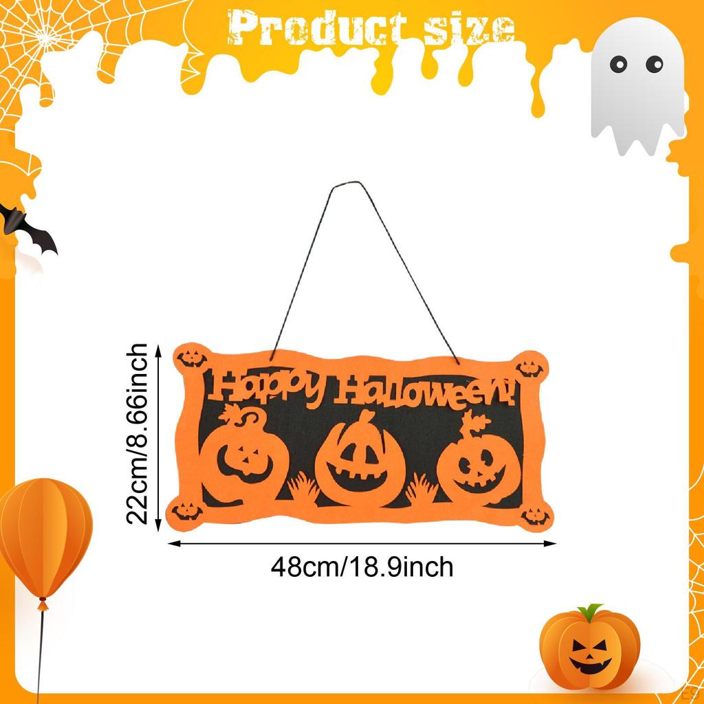 Door Hanger Ornament Halloween Front for Kitchen Garage Office Window