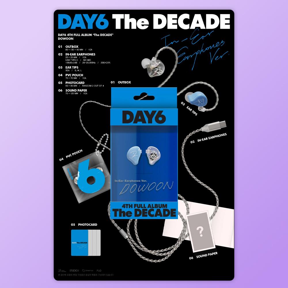 (PRE-ORDER) DAY6 - 4th Album The DECADE (In-Ear Earphones Ver.)