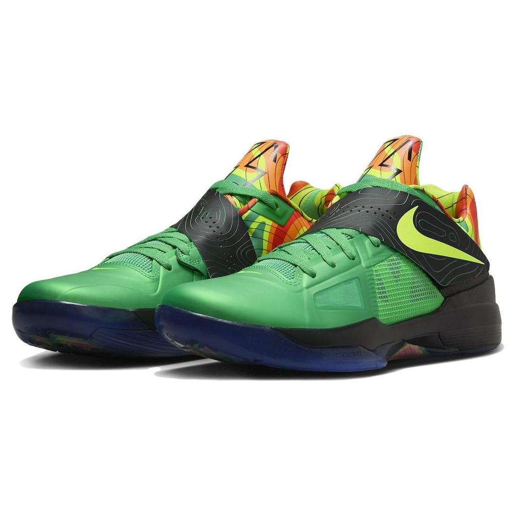 Nike Zoom KD 4 Weatherman 2024 Erkek Spor Ayakkabıları Yeşil Zümrüt Yeşili Volt FN6247-300