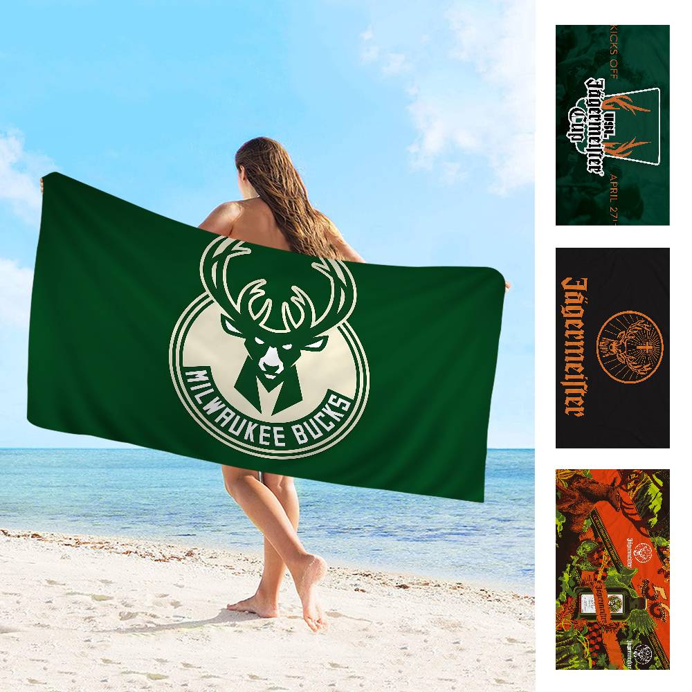 Likörmarke J-Jaegermeister Strandtuch Bunte Handtücher Für Mädchen Mikrofaser Schnelltrocknend Sand Strand Yoga Spa Fitnessstudio Pool