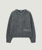 LMOOD Monte Brushed Alpaca Wool V-Neck Knit (2 Colors)
