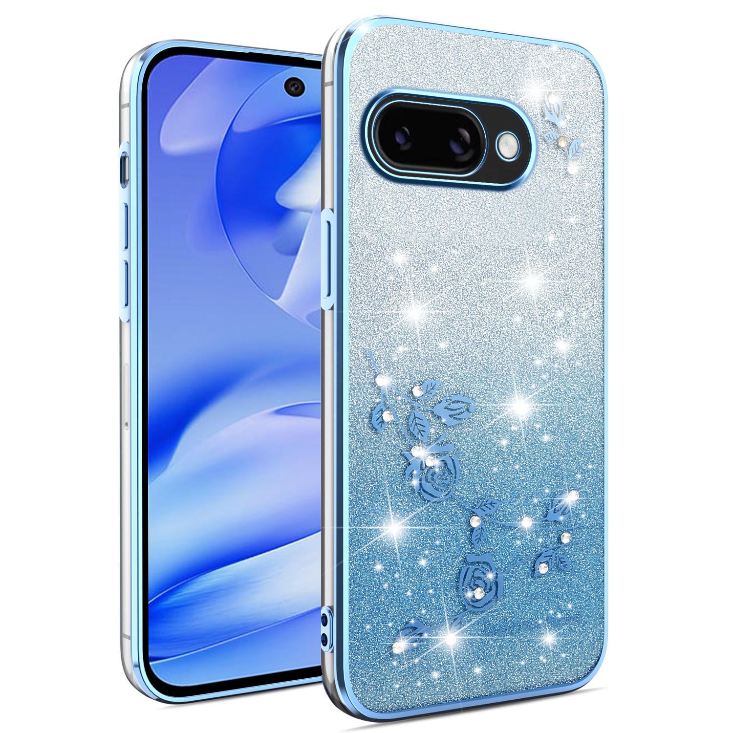 

KADEM Для Google Pixel 9a Чохол Квітка ТПУ Гнучкий Градієнтний Чохол для Телефона B