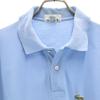 LACOSTE 90s Made in USA Old Short sleeve Polo shirt M Blue Men's Used