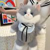 Soft Plush Plush Ragdoll Cat Backpack Simulated Ragdoll Cat Crossbody Bag  Travel Storage