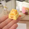 Miniature Dollhouse Breakfast Set: Toaster & Milk Kitchen Accessories Toy
