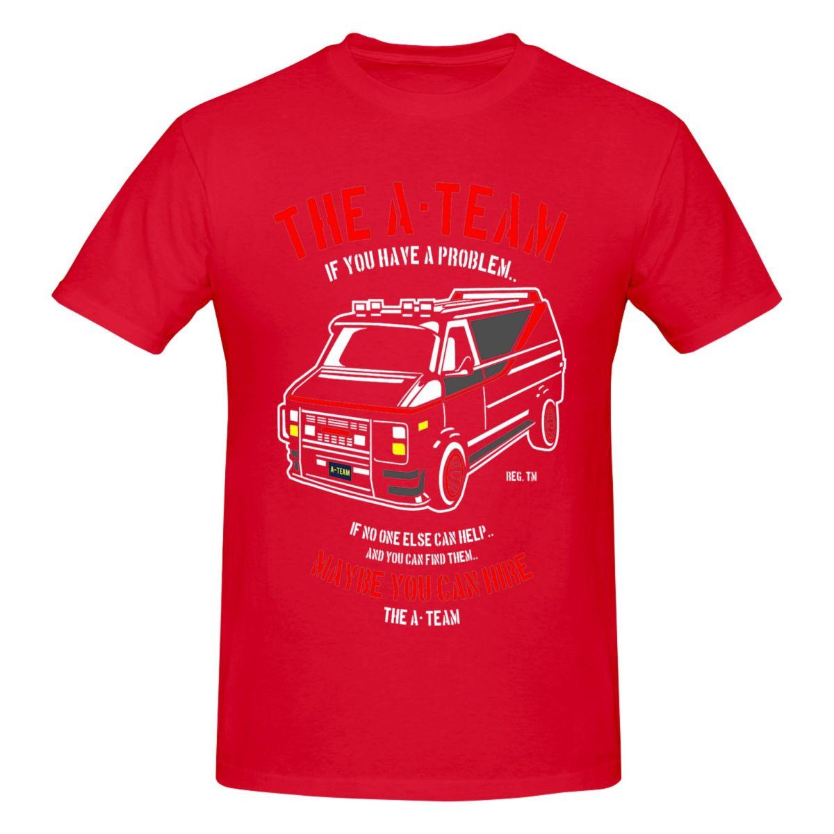 Love your season The A Team T-shirt Heren Puur Katoen Vintage T-shirt Crewneck T-shirts Korte Mouw Kleding Cadeau Idee XXXL