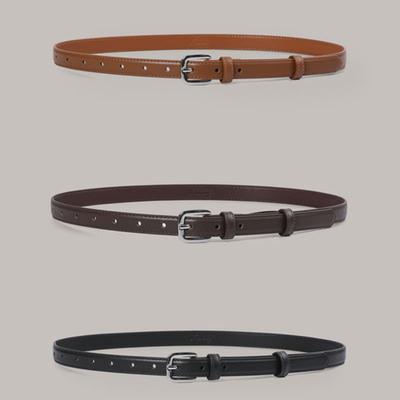 Laminez Formal Hide Belt - 3 Color (Silver)