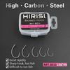Hirisi Cutie cu 50 Bucăți Cârlige Teflonate Cu Spin Cârlige Multiple Cârlige pentru Caras Accesorii de Pescuit