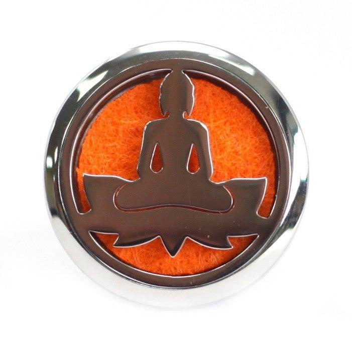 Car Vent Clip Diffuser Lotus Buddha, 10 Pads