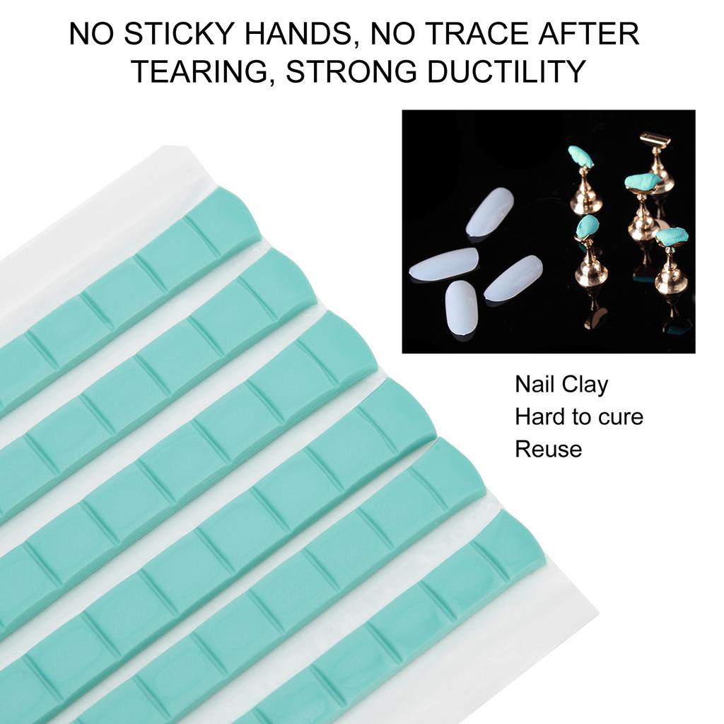 Nail Adhesive Clay DIY Sticky Nail Art Adhesive Poster Putty Manicure Training Art Clay