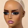 Mannequin Head with Shoulders Skin-Tone Female Bust Shape Extended Neck