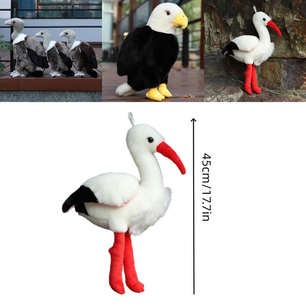 Realistic Eagle Plush Toy For Wildlife Enthusiasts 25cm/35cm/45cm