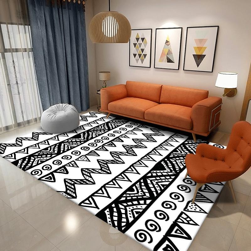 Bohemian Living Room Carpet Coffee Table Sofa Bedroom Room Bedside Carpet Home Large Area Floor Mat