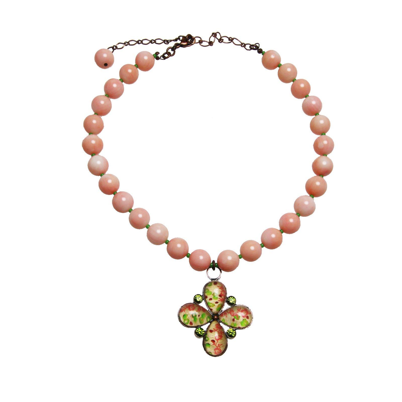 

Кольє TAMARUSAN Pink Coral Rose Natural Stone Coral