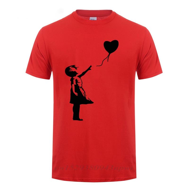 Floating Balloon Guys Banksy Theres Always Hope Fashion T Shirt For Unisex Male Short Sleeve O Neck Cotton Casual TShirt Tshirt S
